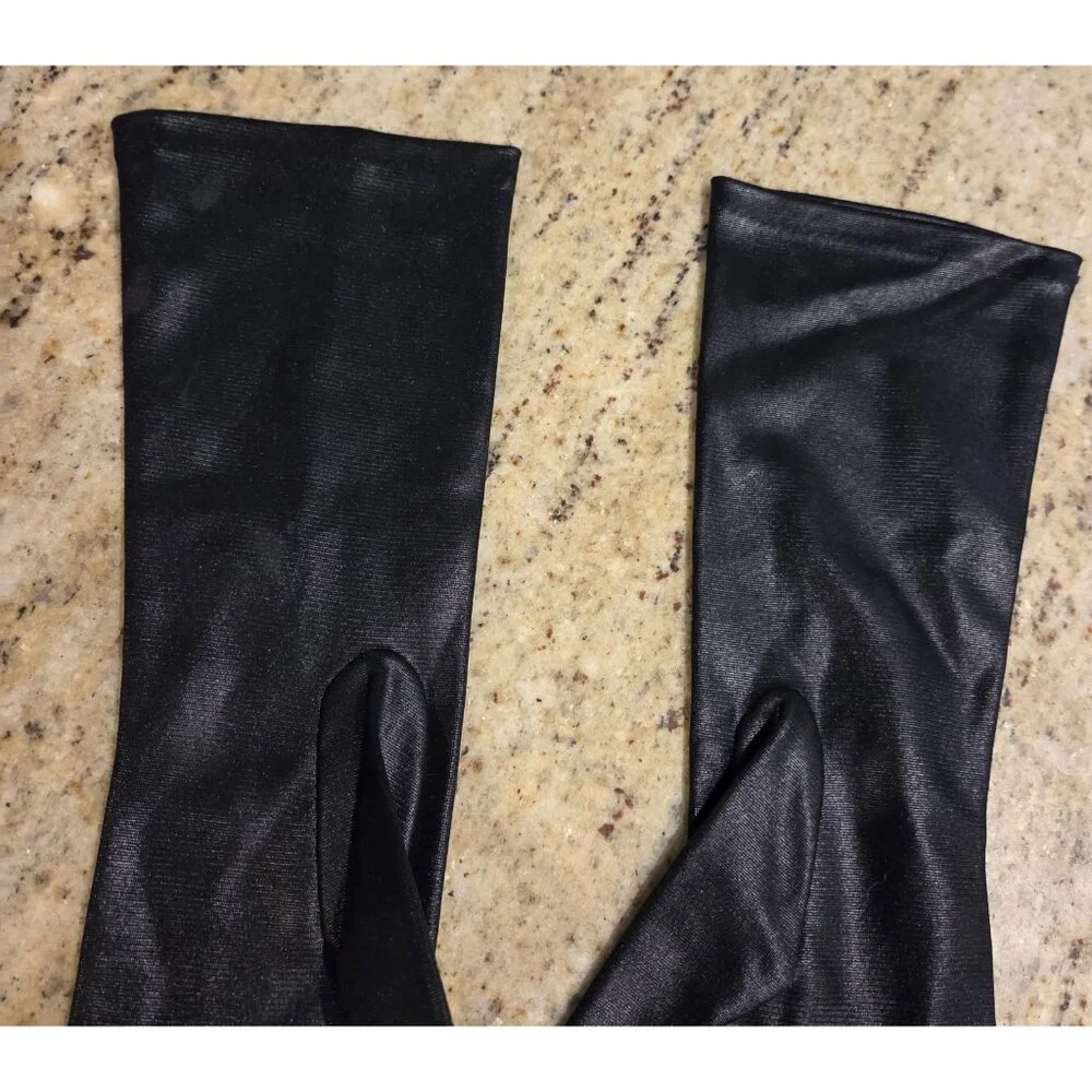 Vintage Womens Size XS-S 6 Black Nylon Formal 12